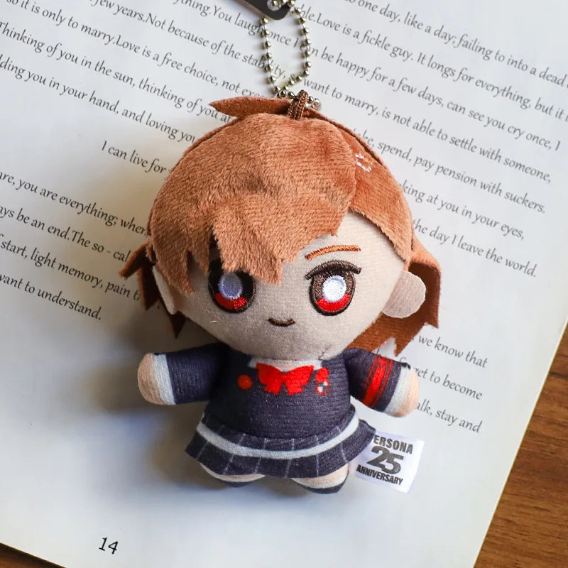 Kawaii Anime Persona Plush Doll Peripheral Keychain Cute Cartoon Persona Stuffed Animals Plush Doll Pendant Keychain Toys Gifts