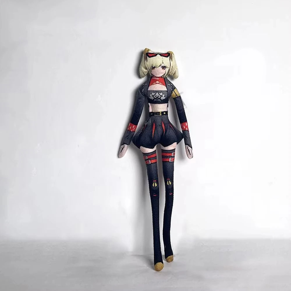 Game Zenless Zone Zero Wise Belle Nicole Demara Von Lycaon Cosplay Doll Plush Stuffed Dolls Abstract Twistable Wire Accessories