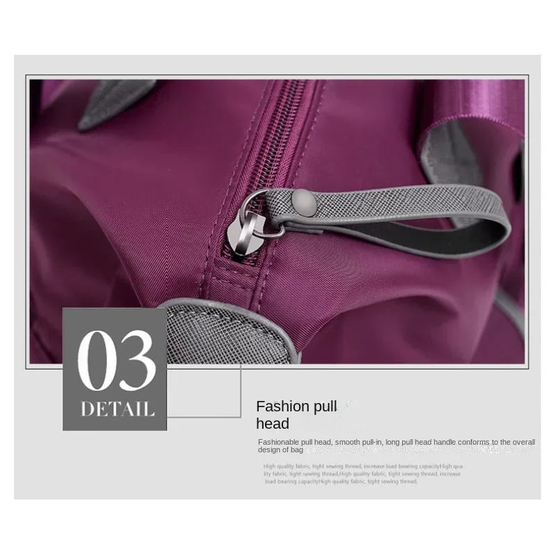 New Women's Casual Fashion Mommy Bag Oxford Handbag Large Capacity Waterproof Travel Bag