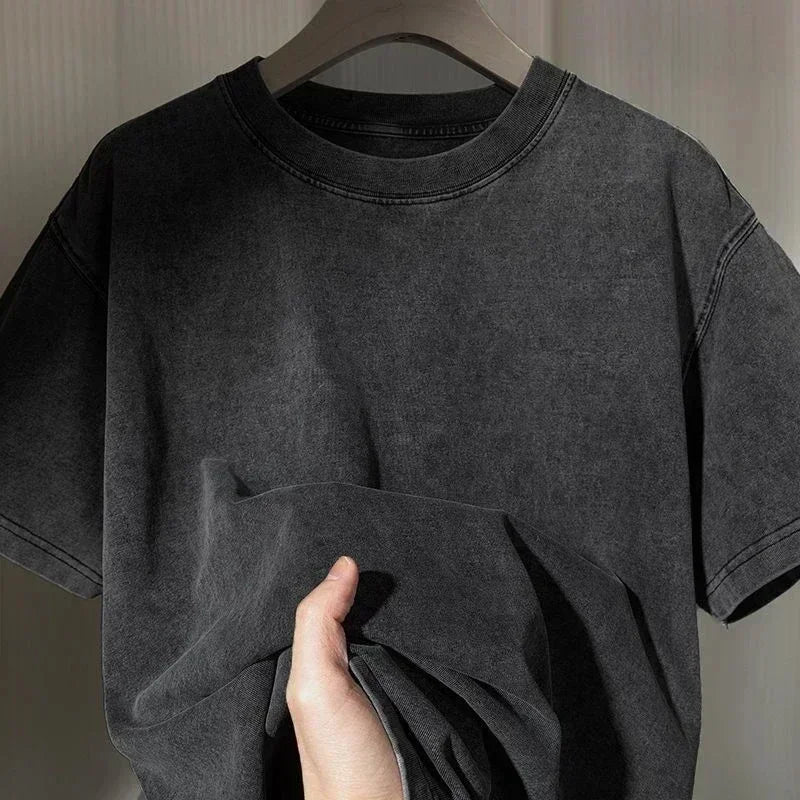 Summer New Demon Slayer Anime Tokitou Muichirou Peripheral Washed T-shirt Men and Women Loose Casual Harajuku Short Sleeved Top