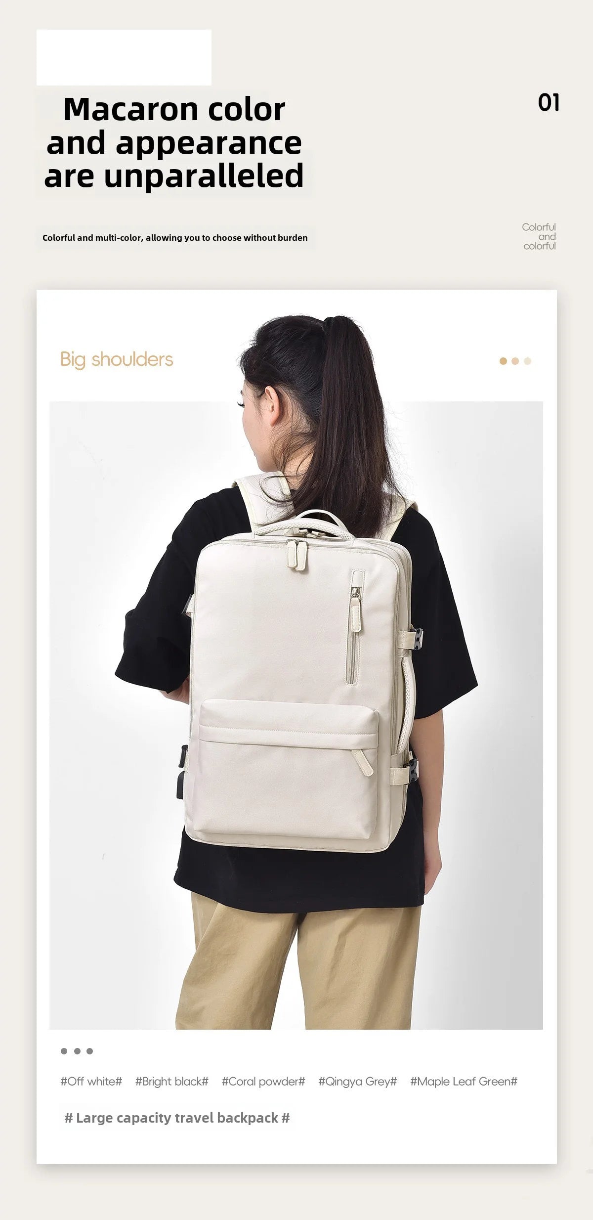 Backpack Variable size 44x30x26 Airplane, Cabin Hand Luggage Backpack, Laptop Backpack for Aeroplane Travel, School Backpack