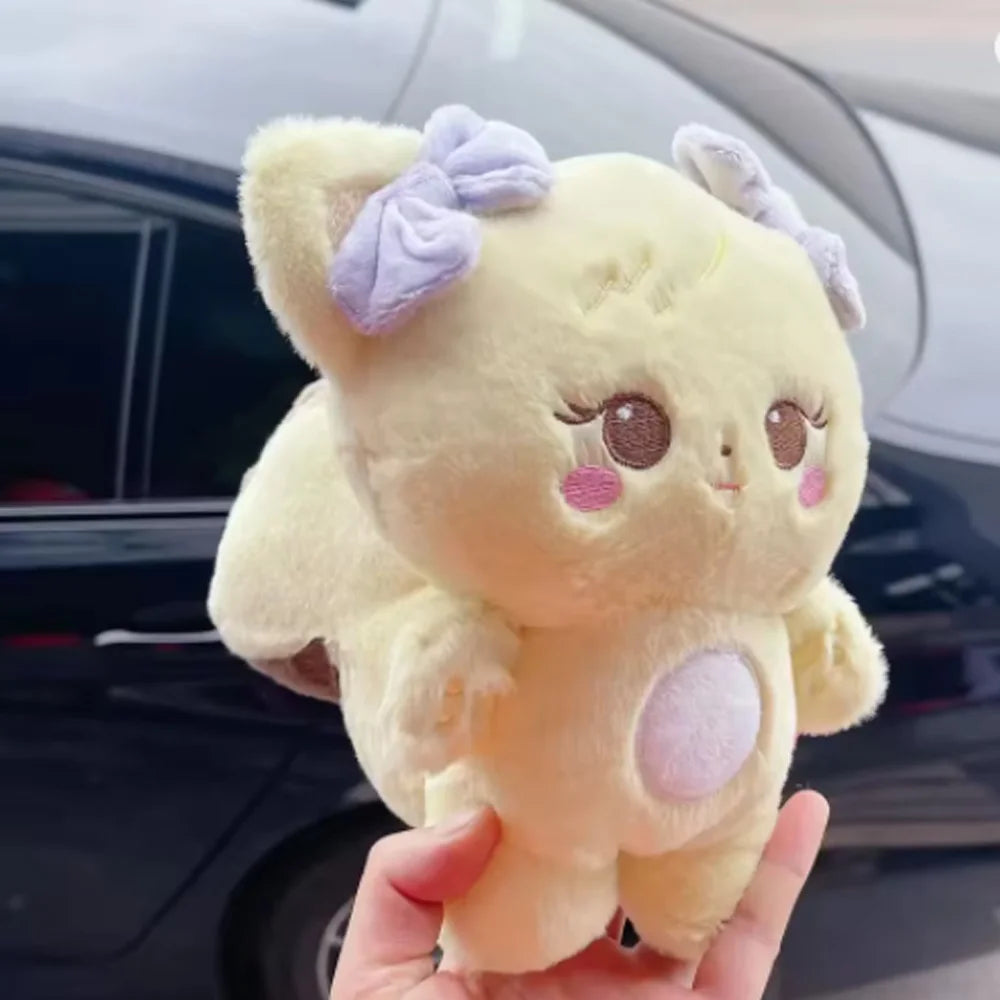 20cm kpop Pink Character Plush Doll BORN PINK World Tour Official Plushies Jennie Lisa Rose Jisoo Kawaii Stuffed Animals