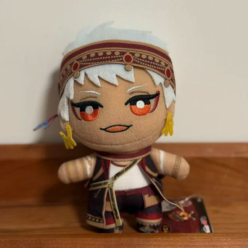 New 10cm Trey Kalim Plush Twisted Wonderland Plush Toy Leona Kingscholar Soft Stuffed Dolls for Boys Peluche Plush Keychain