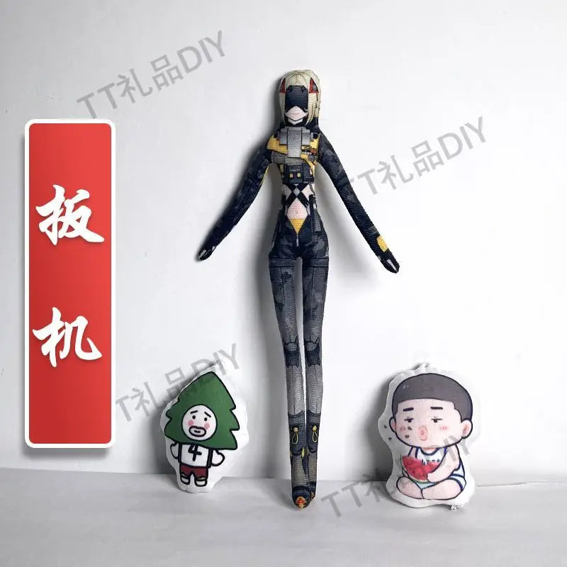 Game Zenless Zone Zero Wise Belle Nicole Demara Von Lycaon Cosplay Doll Plush Stuffed Dolls Abstract Twistable Wire Accessories