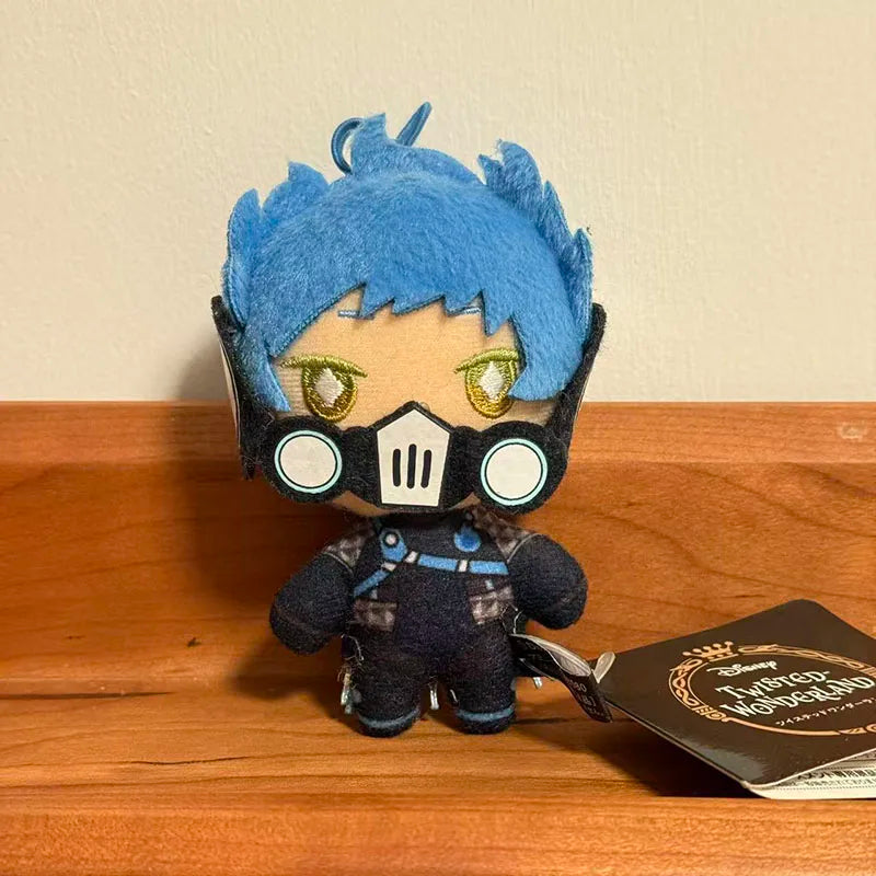 New 10cm Trey Kalim Plush Twisted Wonderland Plush Toy Leona Kingscholar Soft Stuffed Dolls for Boys Peluche Plush Keychain