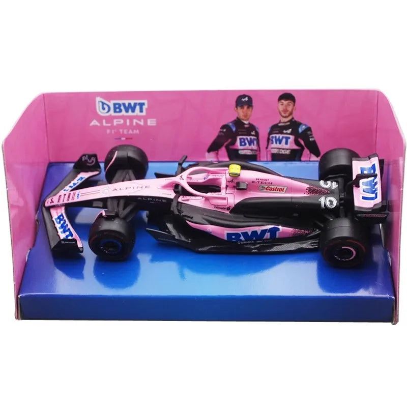 New Year Special Offer Bburago 1:43 F1 Series Alloy Miniature Diecast Model  Monaco Mcl60 Amg W14 E Las Vegas Rb19 Toys Kid Gift