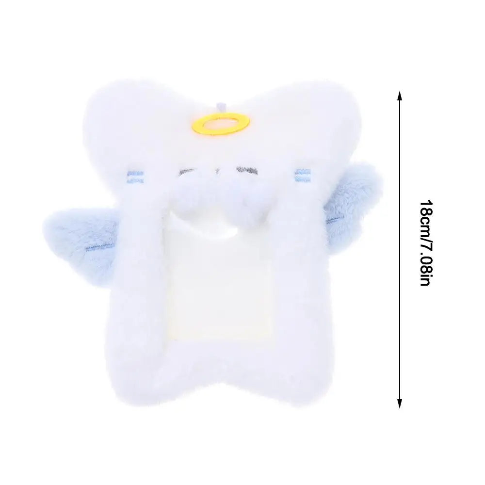 Cartoon Cute Plush Photocard Case Cartoon Bag Keychain Fox Photocard Case Student Card Holder Idol Photos Protective Cover