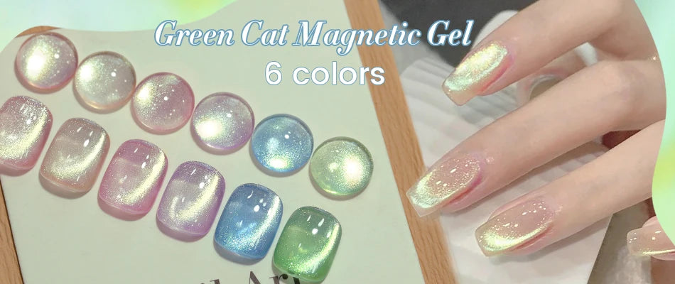 BORN PRETTY 10ml Dark Brown Red Glass Bead Cat Magnetic Gel Nail Polish Semi Permanent Soak Off UV LED Varnish Nail Art Salon