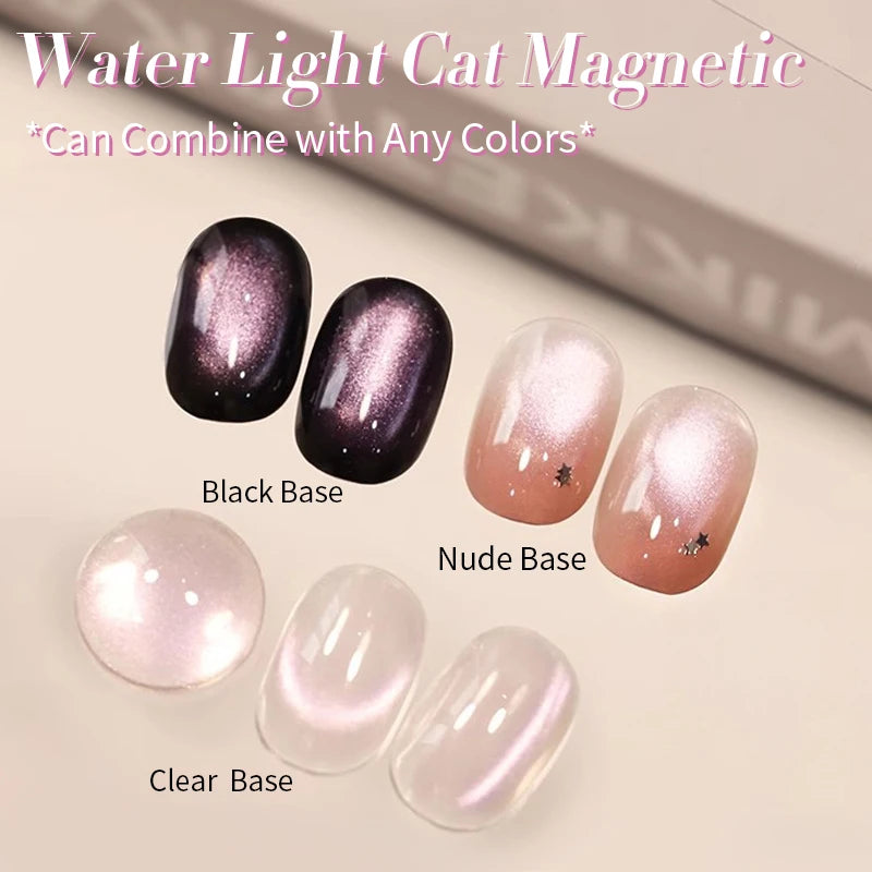 BORN PRETTY 10ml Auroras Glitter Cat Magnetic Gel Nail Polish Jelly Glass Bead Semi Permanent Soak Off UV LED Varnish Manicure