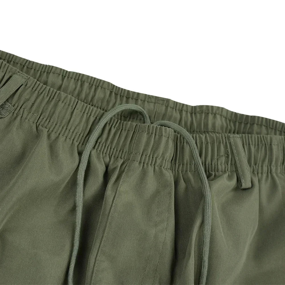 Paris Printed Casual Work Shorts Men's Multi-pocket Loose Drawstring Cargo Shorts Outdoor Sports Short Pants for Men Streetwear