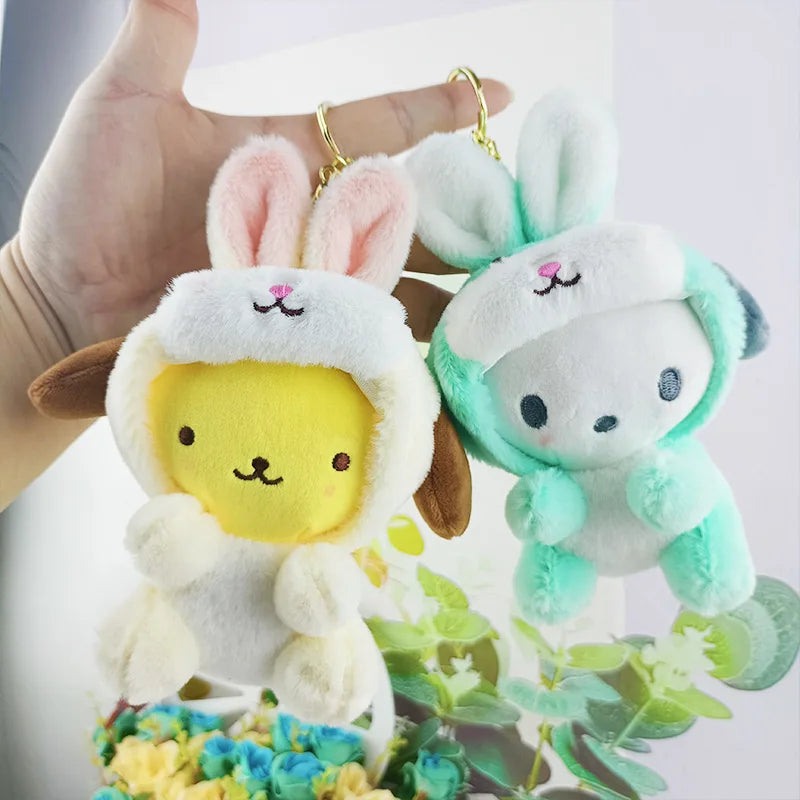 Cute Sanrio Into Baby Rabbit Keychain Doll Pendant Into Rabbit Gift Doll Plush Toy