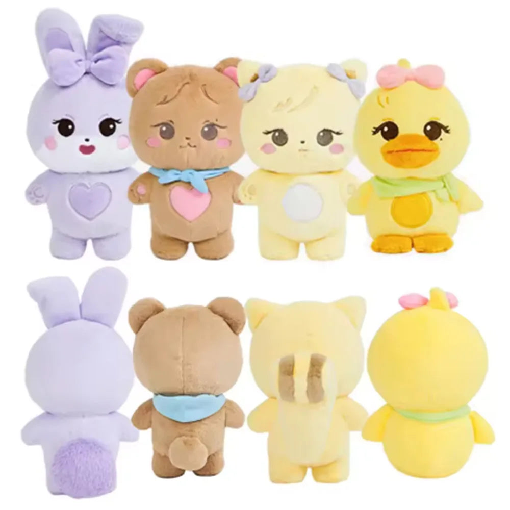 20cm kpop Pink Character Plush Doll BORN PINK World Tour Official Plushies Jennie Lisa Rose Jisoo Kawaii Stuffed Animals