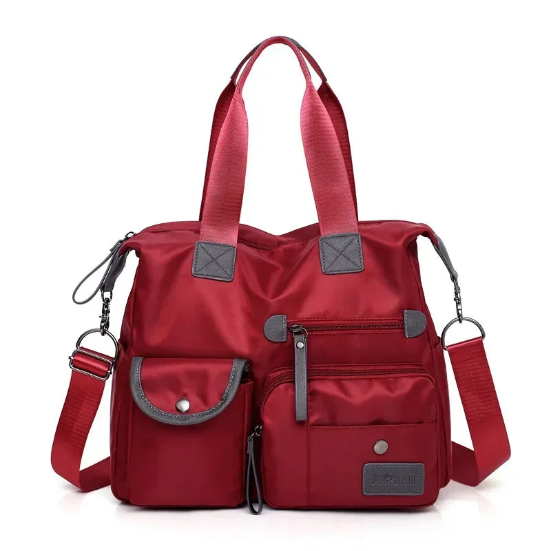 New Women's Casual Fashion Mommy Bag Oxford Handbag Large Capacity Waterproof Travel Bag