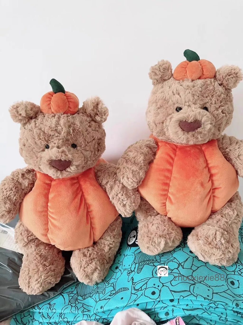 35cm Jellycat Fun Barcelona Bear Handheld Doll Stuffed Plush Toy Doll Cartoon Anime Cute Children's Birthday Gift Doll