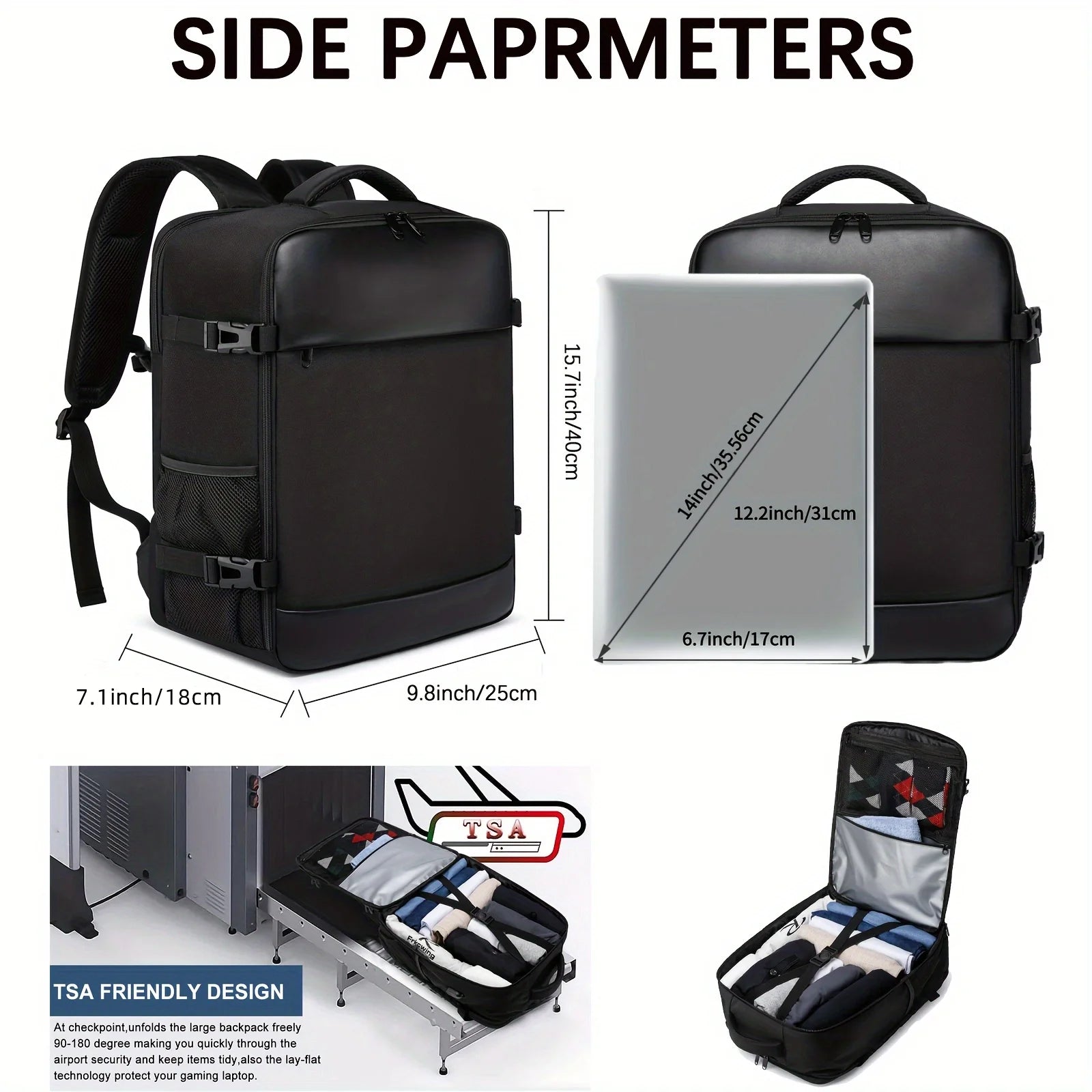 ryanair 40x20x25 and easyjet 45x36x20 Cabin Bag Travel Backpack unisex Laptop Backpack outdoor travel backpack Student.School