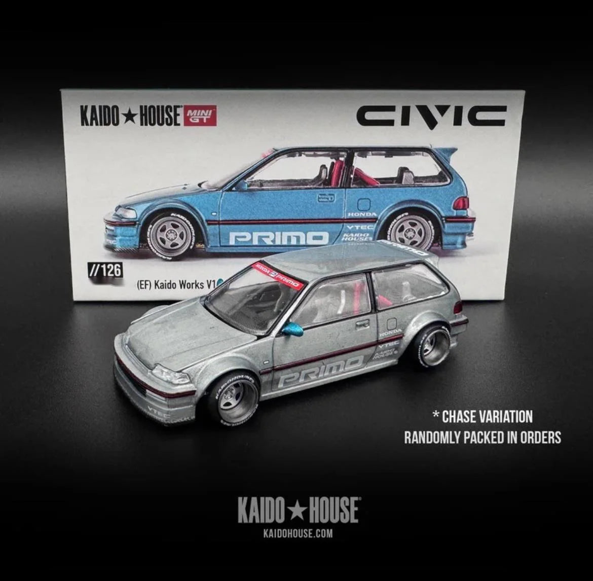 1/64 KaidoHouse hidden NSX R33 R34 Datsun 510 EF Pickup