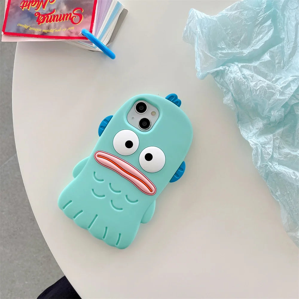 Kawaii Sanrio Phone Case for Iphone 16 14 15 13 12 11 Pro Max Xr X Xs 6 6S 7 8 Plus SE2 Cartoon Fully Cover Silicone Soft Shell