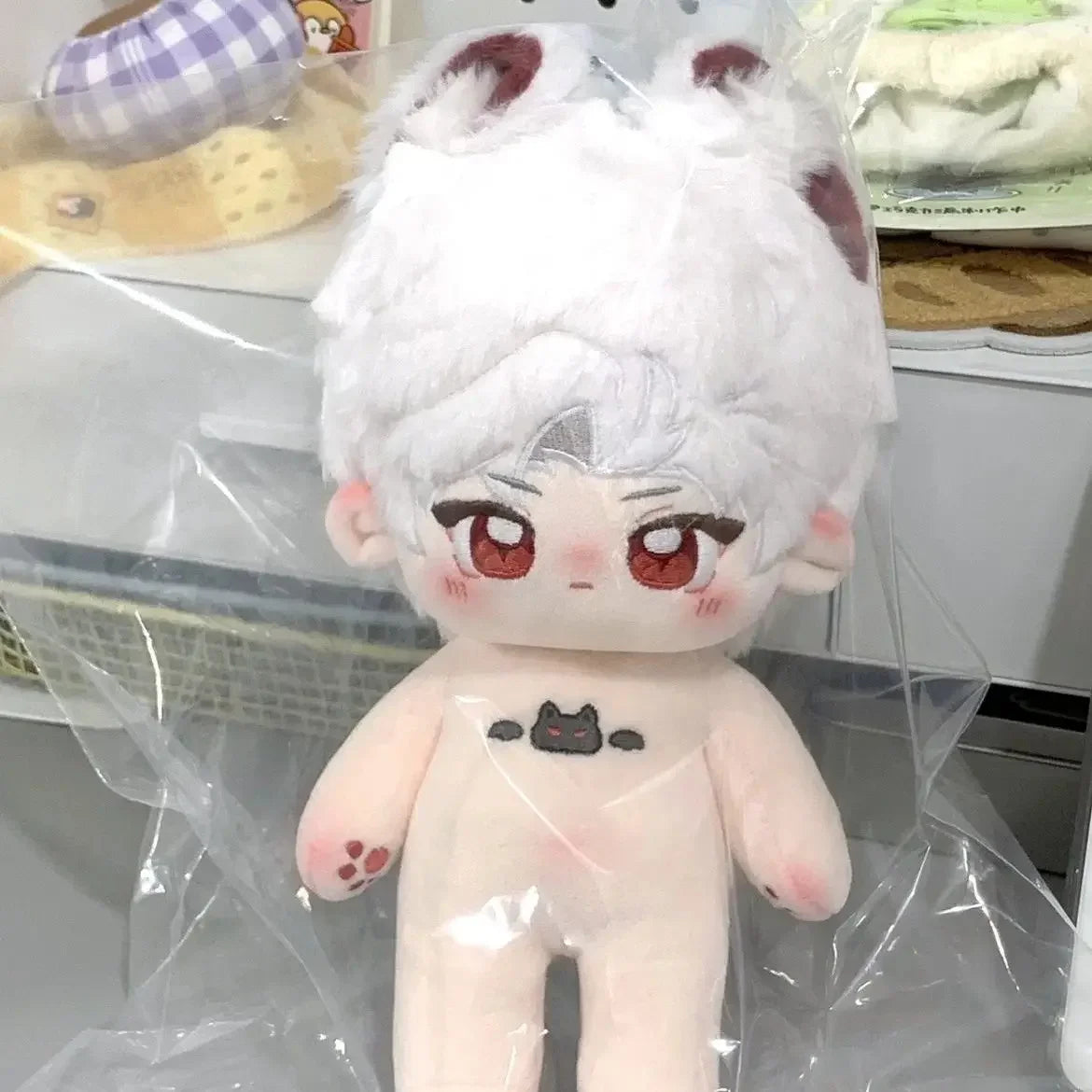 Anime Love and Deepspace Sylus Soft Plush Doll Body Plushie Dress Up Cotton Dolls Toys 20cm Cosplay Birthday Gift