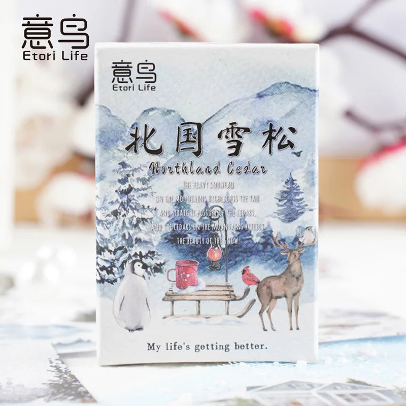 30 Pcs Kawaii Paper Sticker Set Deep Forest Self-adhesive Stationery Stickers For Arts Craft Diy Scrapbooking Diary Album Planne