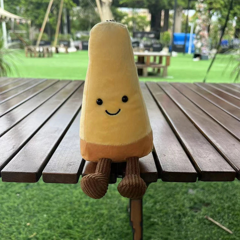 2025 Peach Pear Cherry Plush Doll Smiling Face Fruit Series Home Bedroom Decoration Pet Interactive Toy Birthday Gift