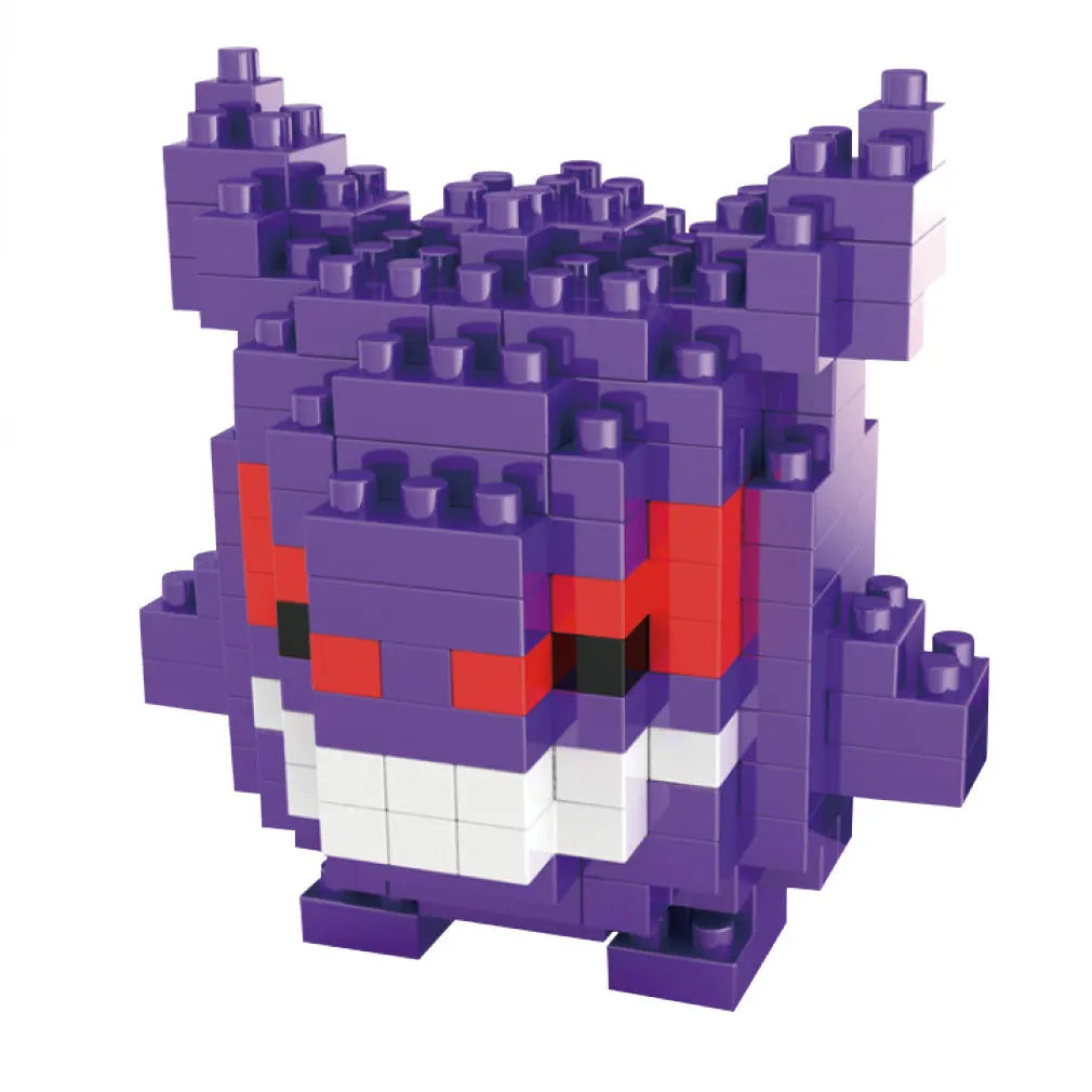 DIY Pokemon Blocks Small Cartoon Mini Building Block Pikachu Charizard Eevee Mewtwo Anime Assemble Action Model Dolls Toys