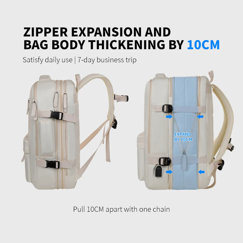 New Airplane-Specific Backpack, Boarding Hand Luggage Backpack, Airplane Travel Laptop Backpack, Student Backpack, Unisex Backpack, Short-Distance Business Trip