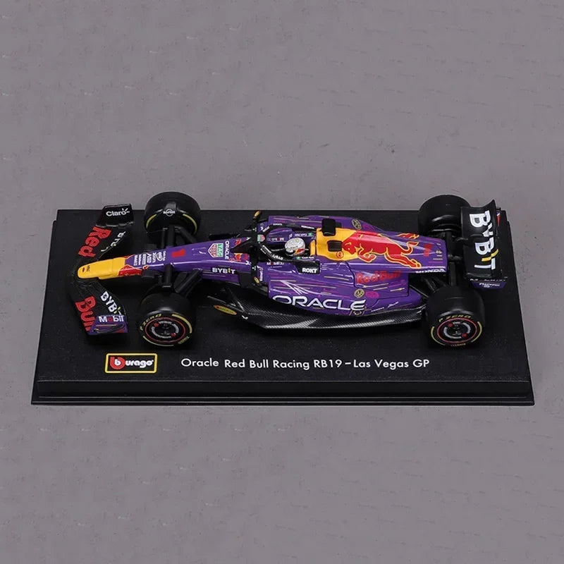 New Year Special Offer Bburago 1:43 F1 Series Alloy Miniature Diecast Model  Monaco Mcl60 Amg W14 E Las Vegas Rb19 Toys Kid Gift
