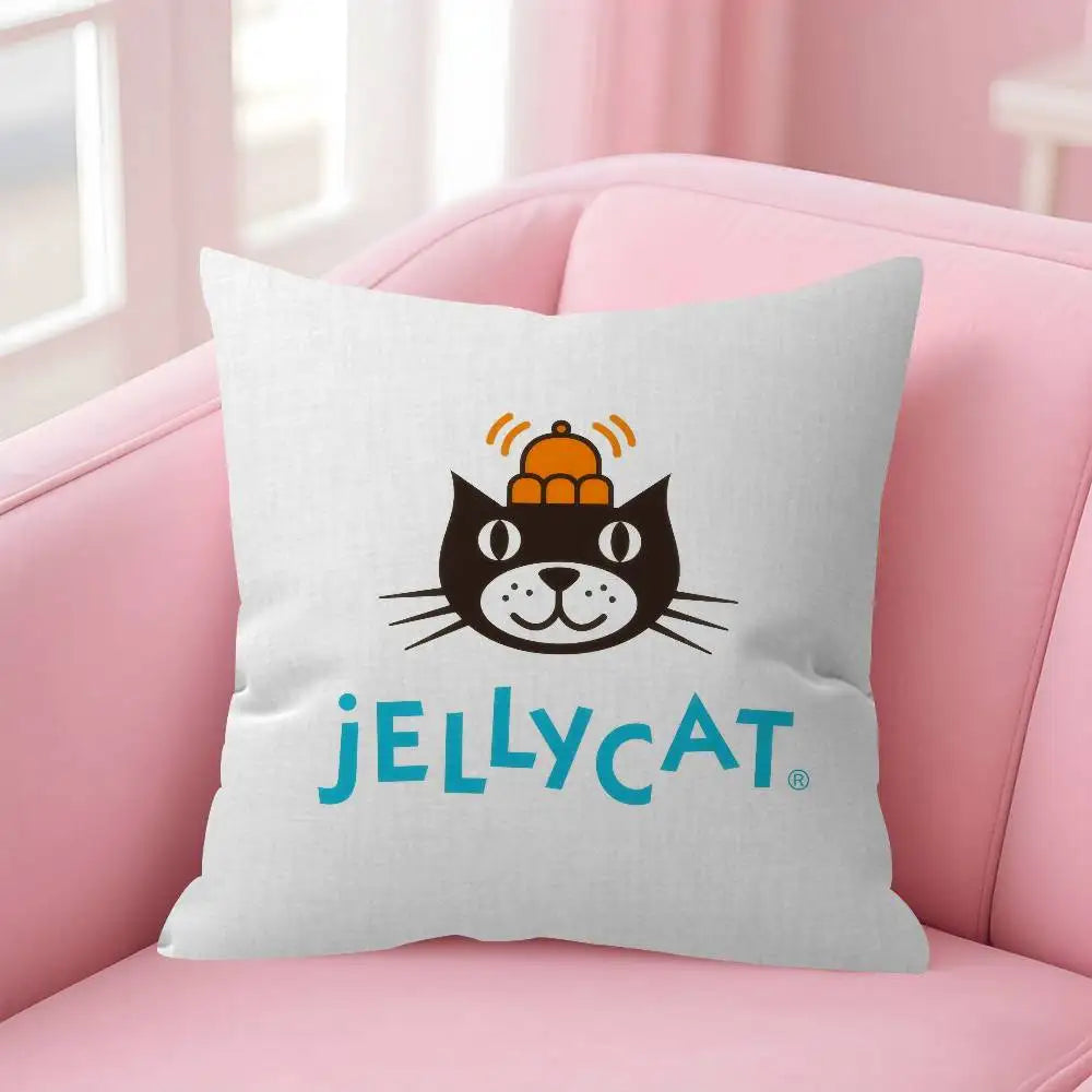 Cute Cartoon J-JellycatS Anime(1)  Maple Design Cushion Cover Happy Autumn Harvest decor Holiday Decorati Pillow Cover