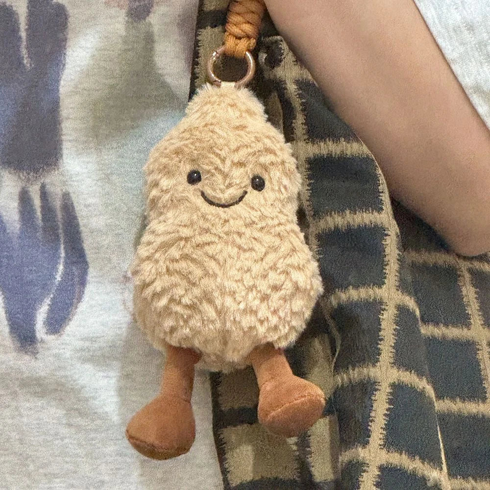 Adorably Peanut Plush Toys Live Room Decor Pendant Stuffed Backpack Keychain Doll Cute Anime Gift for Kids