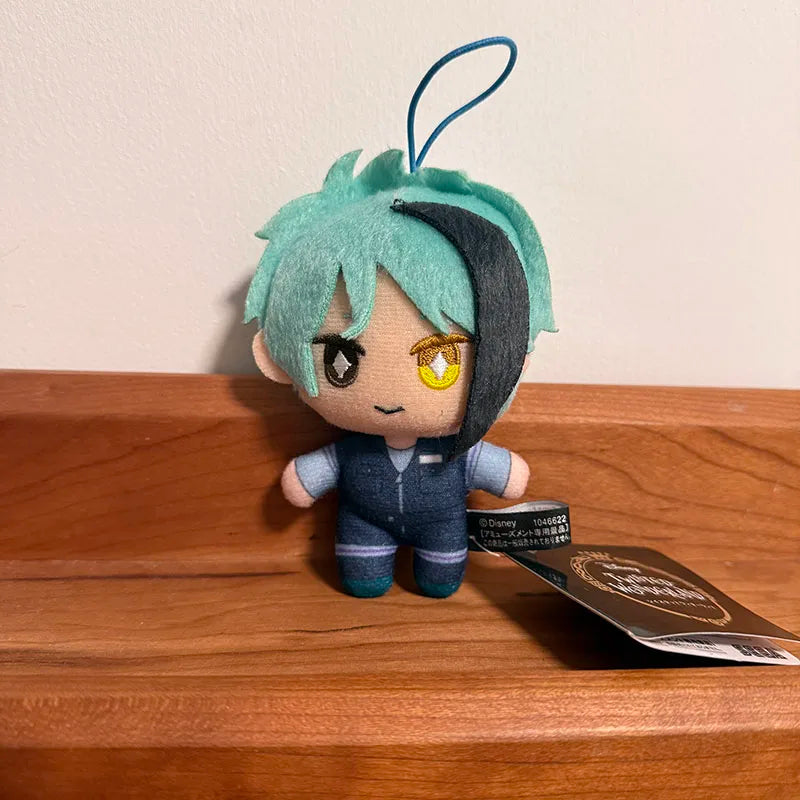 New 10cm Trey Kalim Plush Twisted Wonderland Plush Toy Leona Kingscholar Soft Stuffed Dolls for Boys Peluche Plush Keychain