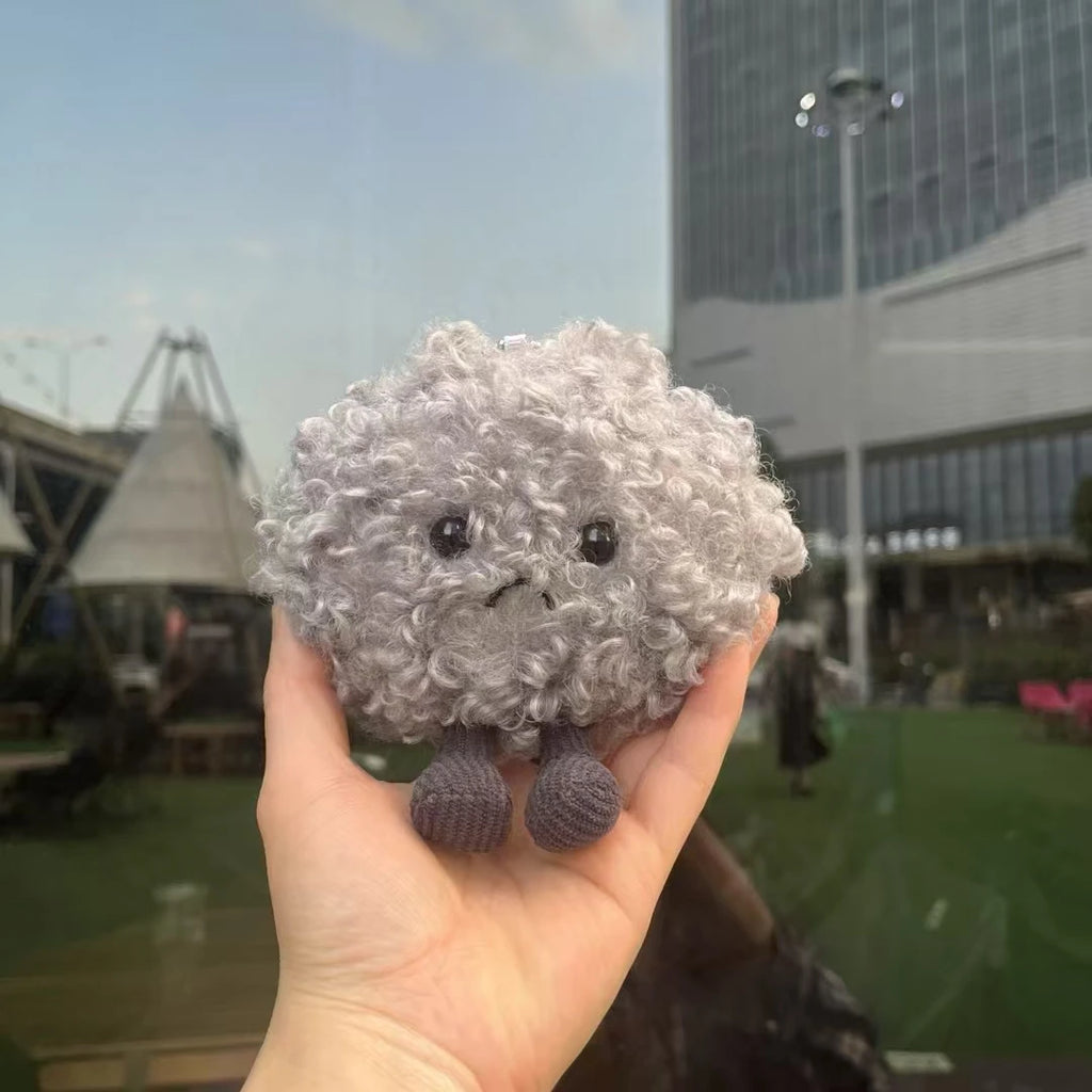 Jelly Cat 10cm Sad Clouds 10cm Pendant 10cm Gray Clouds Package Doll Companion Ornaments Pet Toys Interactive Gifts