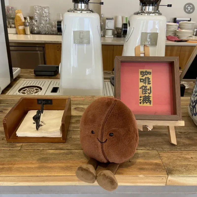 Jellycat Fun Vegetable Potato Plush Toy Pickled Cucumber Coffee Bean Doll Creative Personality Soothing Doll Girl Birthday Gift