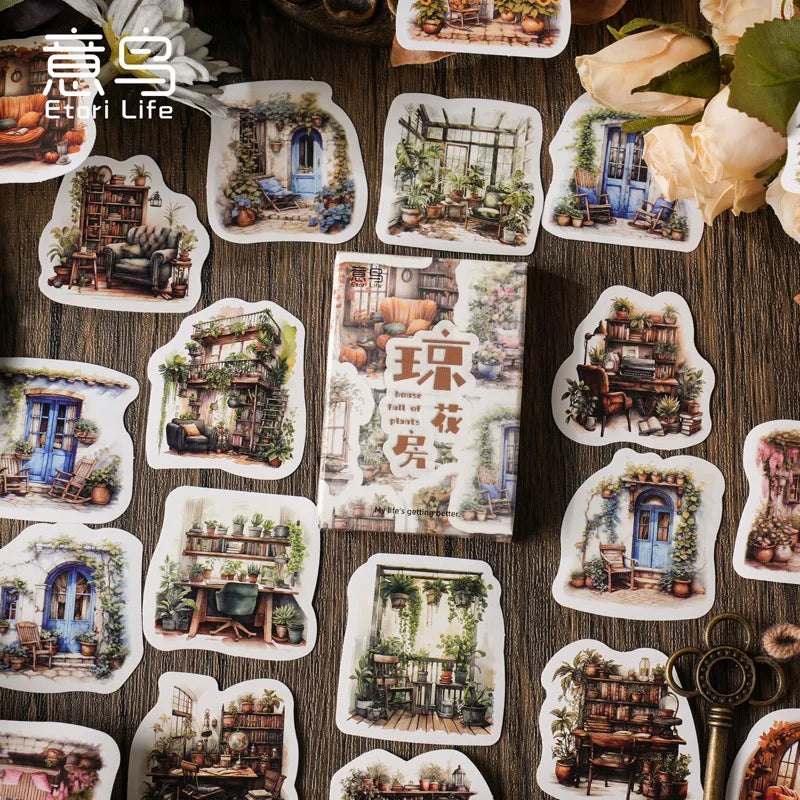 30 Pcs Kawaii Paper Sticker Set Deep Forest Self-adhesive Stationery Stickers For Arts Craft Diy Scrapbooking Diary Album Planne