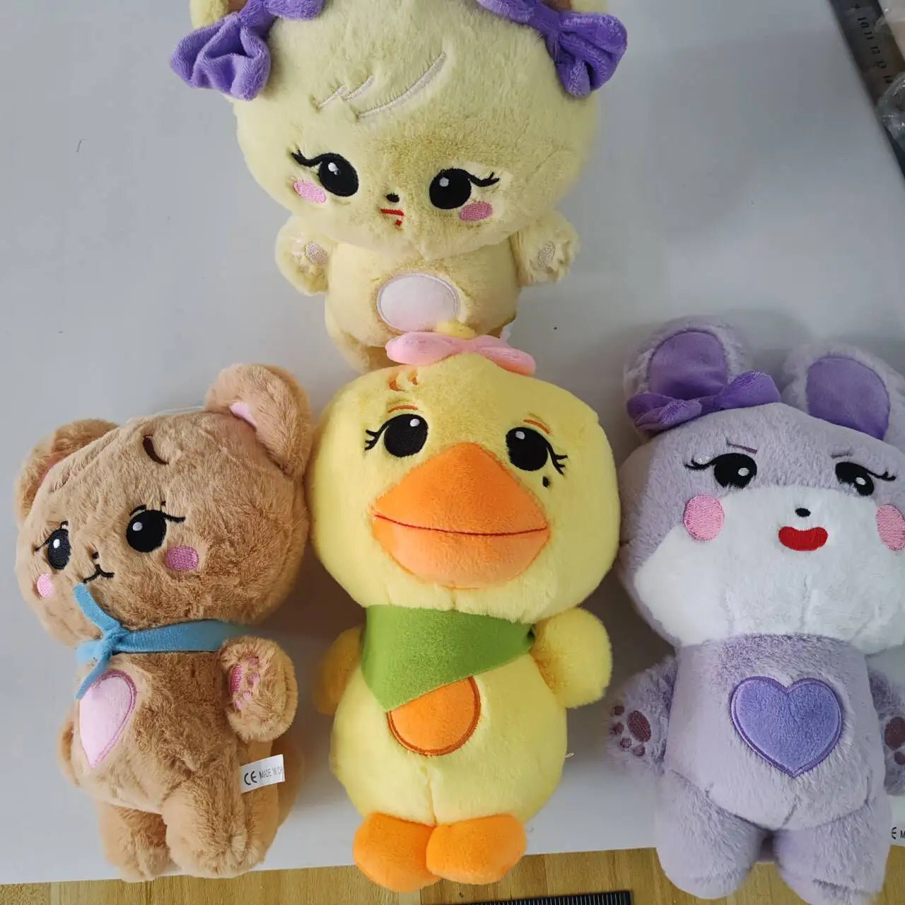 20cm kpop Pink Character Plush Doll BORN PINK World Tour Official Plushies Jennie Lisa Rose Jisoo Kawaii Stuffed Animals