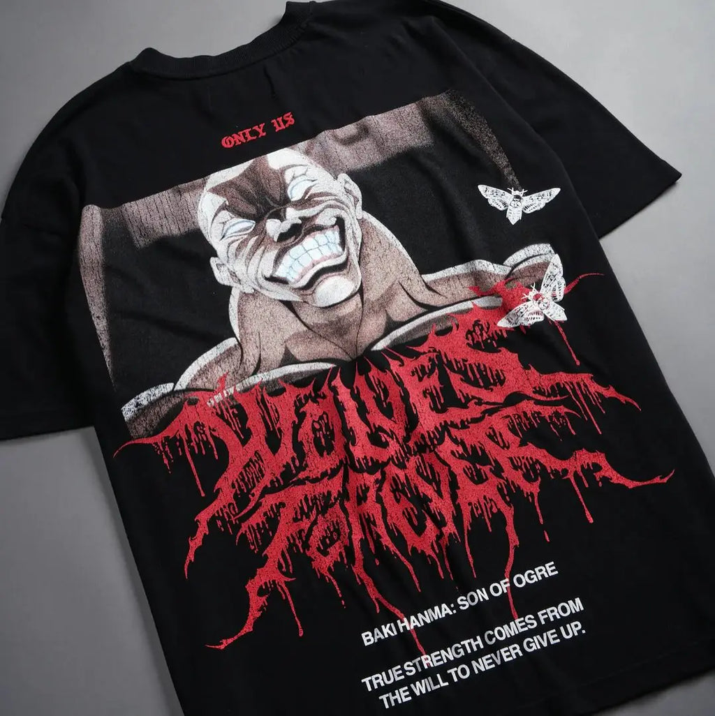 Japanese Anime T Shirt Y2K Clothes Mens Womens Hip Hop Cartoon Anime Character Retro Oversized Tshirt Cotton Short Sleeved Tops