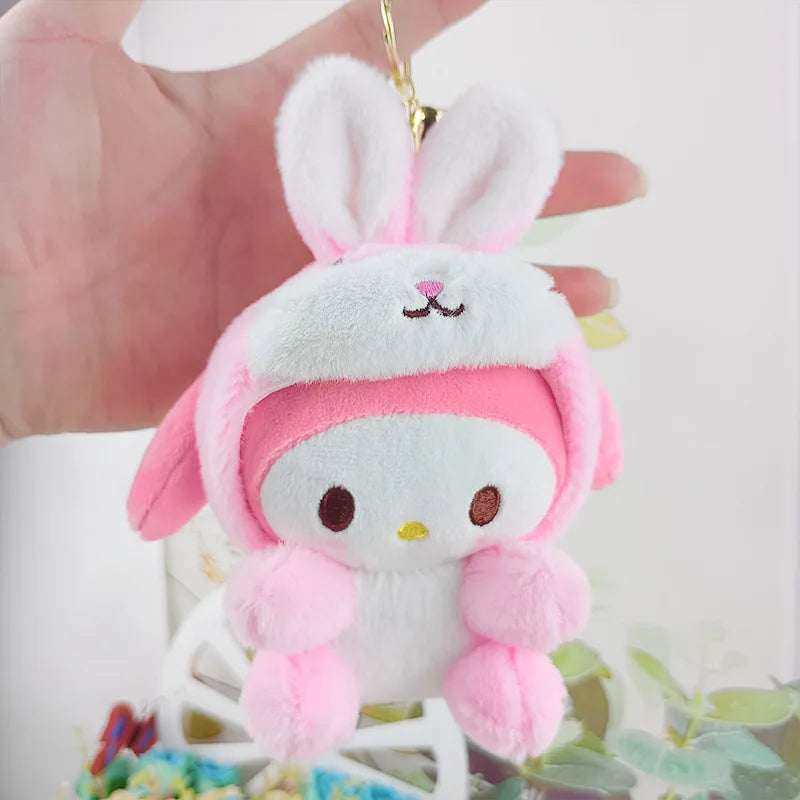 Cute Sanrio Into Baby Rabbit Keychain Doll Pendant Into Rabbit Gift Doll Plush Toy