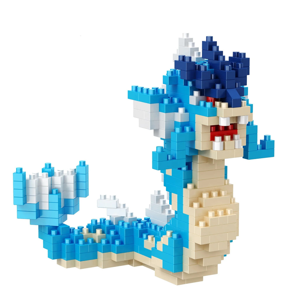 DIY Pokemon Blocks Small Cartoon Mini Building Block Pikachu Charizard Eevee Mewtwo Anime Assemble Action Model Dolls Toys