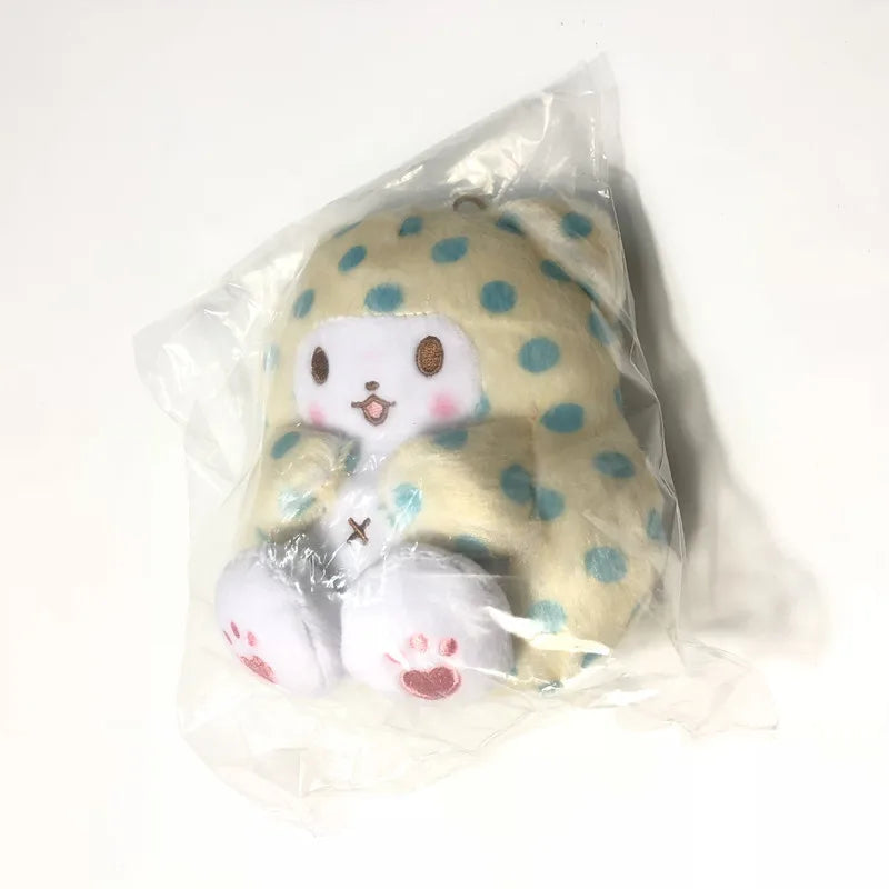 Sanrio Marumofubiyori Bear Plush Toys Keychain Moppu bear Cartoon Kuromi Stuffed Plush coin purse bag Backpack Pendant Gifts