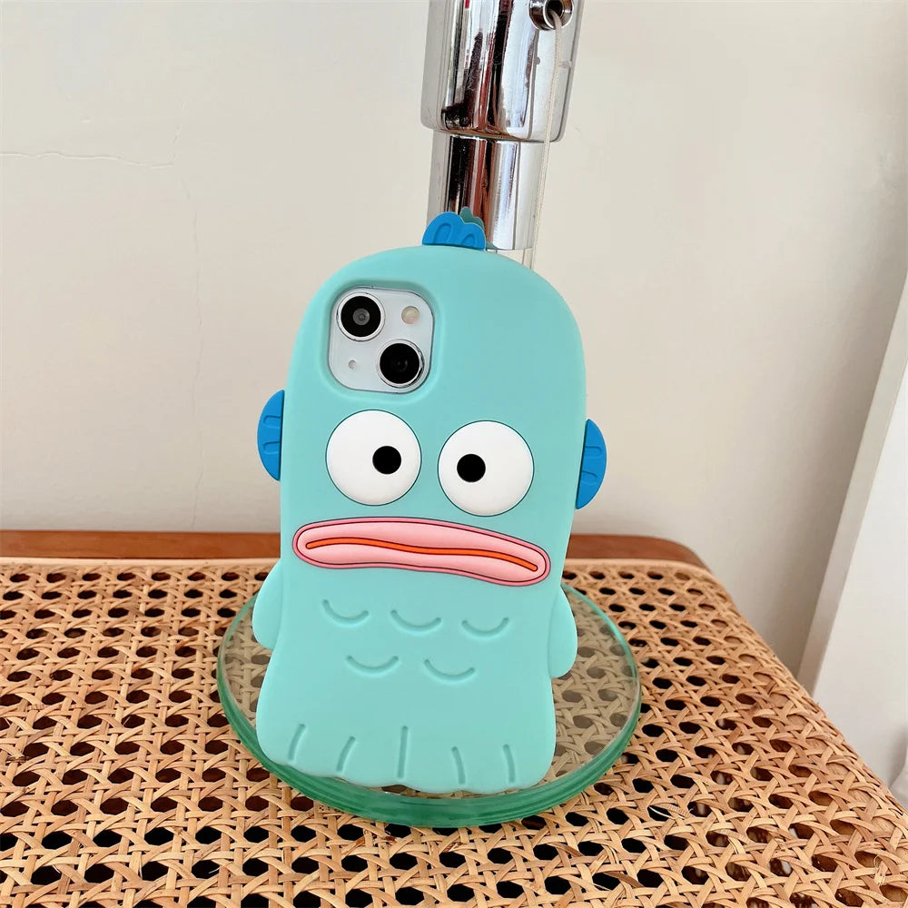 Kawaii Sanrio Phone Case for Iphone 16 14 15 13 12 11 Pro Max Xr X Xs 6 6S 7 8 Plus SE2 Cartoon Fully Cover Silicone Soft Shell