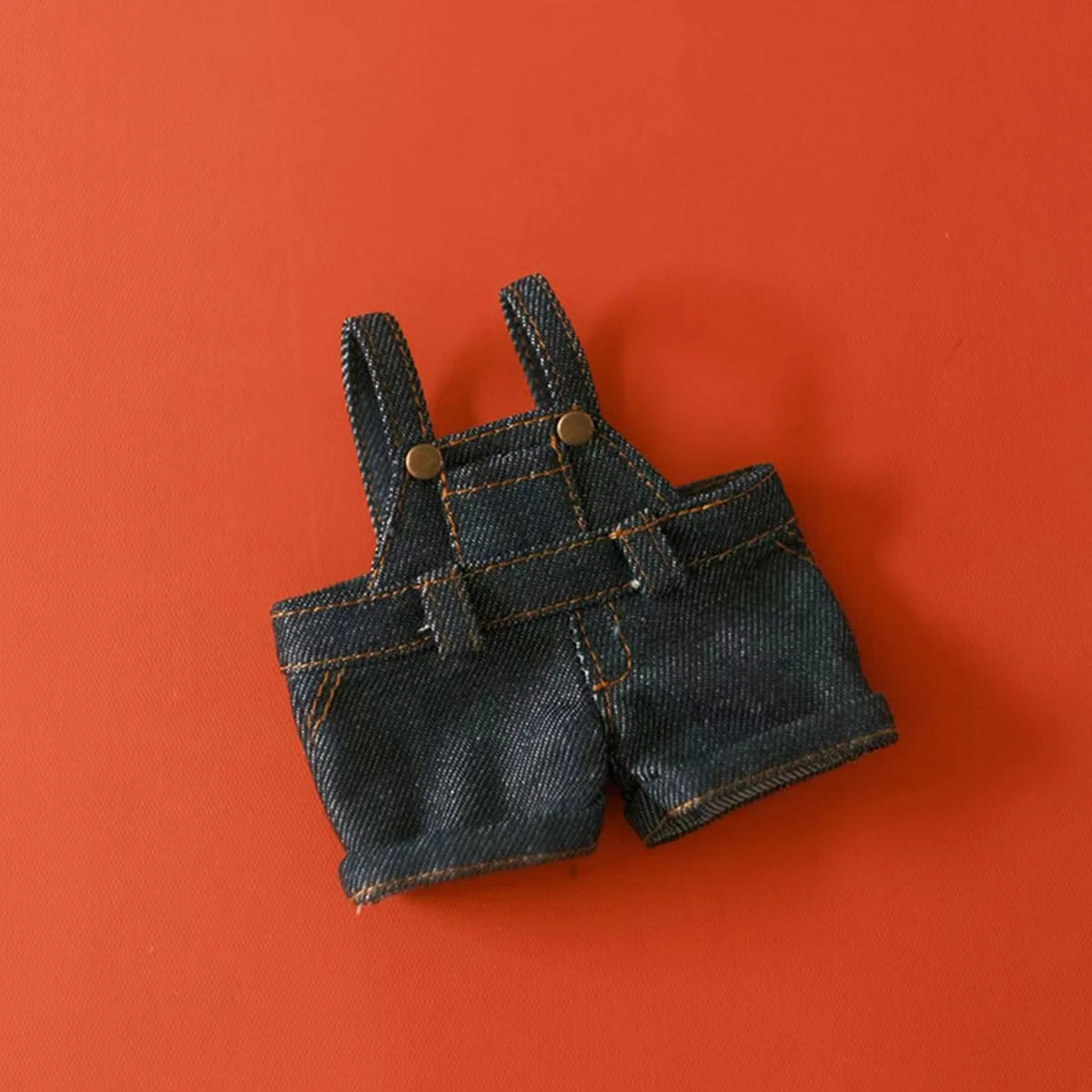 Cute Plush Doll Clothes for Labubu Clothing Solid Candy Color Overalls Pants Outfit Dolls Accessories