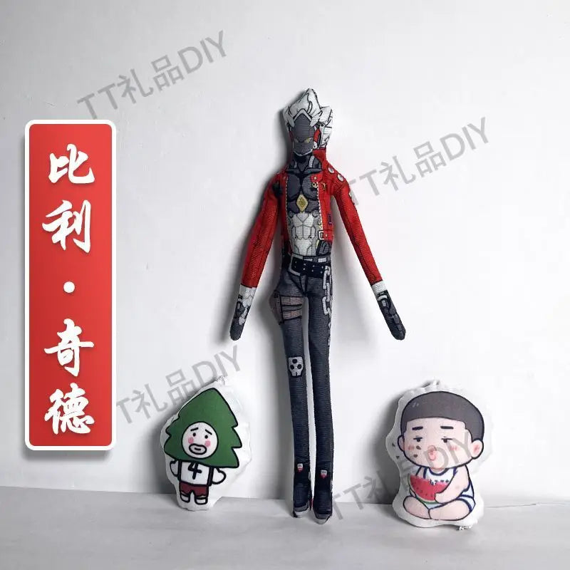 Game Zenless Zone Zero Wise Belle Nicole Demara Von Lycaon Cosplay Doll Plush Stuffed Dolls Abstract Twistable Wire Accessories