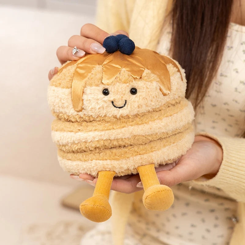 Dessert Cake Series Puffs Sweet Bread StrawBerry Lemon  Cake Plush Toys Pillow Baby Cute Comfort Doll Home Decor for Kids Gifts