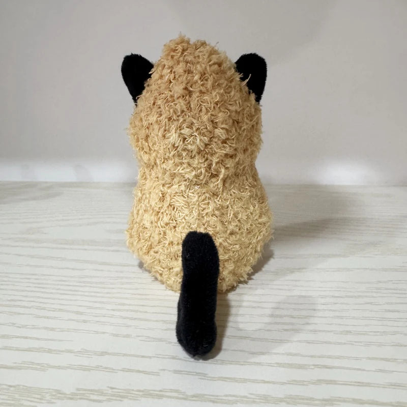 12cm Halloween Fun Cat Peanut Plush Toy Soft Creative Dolls Cute Cartoon Stuffed Cat Doll Funny Christmas Birthday Gift for Kids