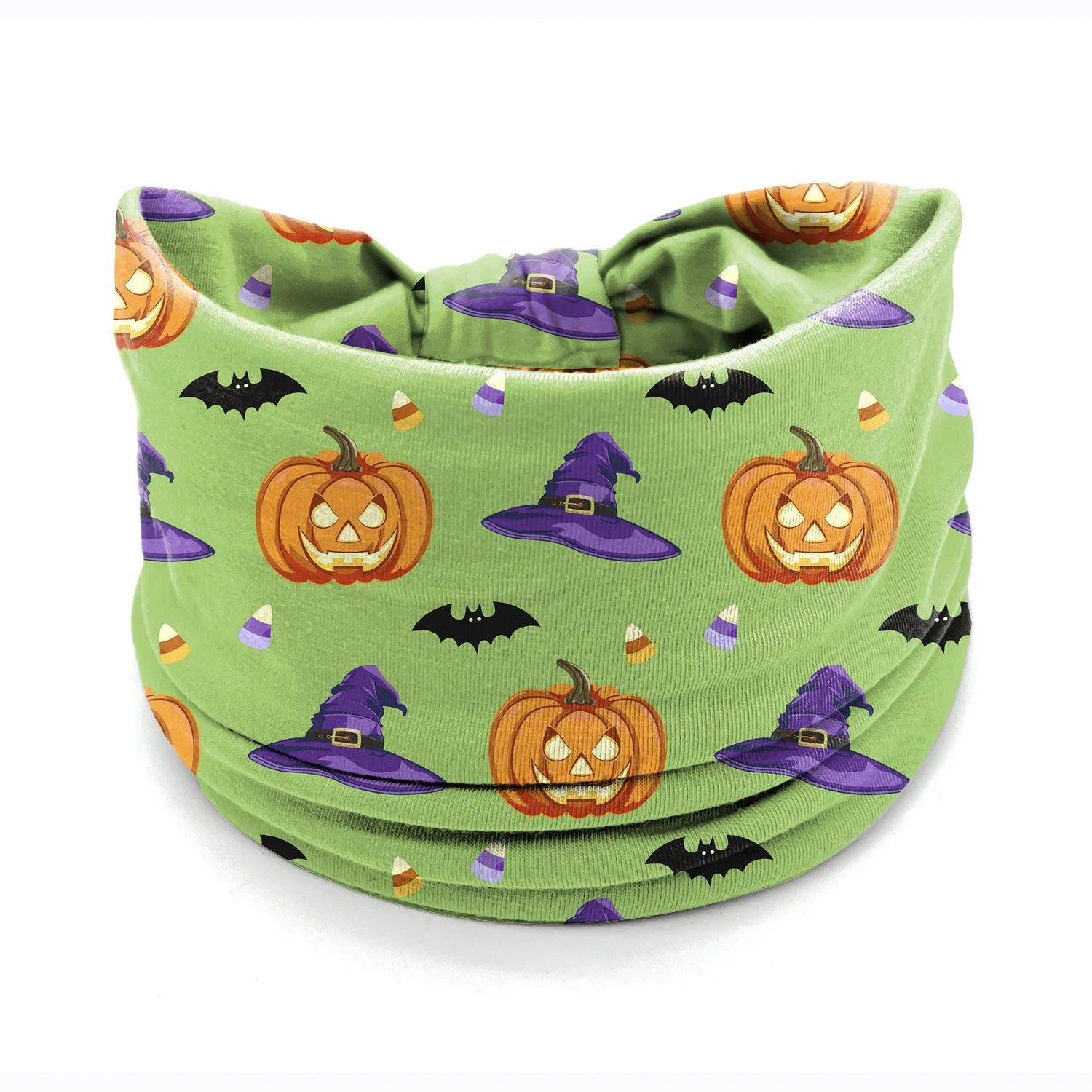 Halloween Headbands For Women Wide Turban Dress Up Costume Headwraps Pumpkin Spider Web Bad Skeleton Hair Band