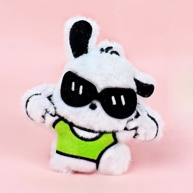 Miniso Halloween decorations Little Demon Sanrio Plush pendant Apiao style Kulomi bag hanging decoration