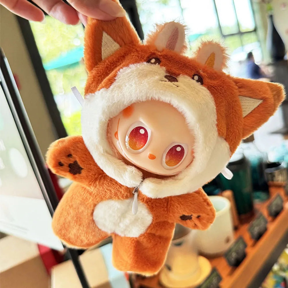 Only Clothes For 15-17cm Labubu Animal Elephant Cute Cat Clothes Set for 15-17cm Labubu Doll Clothes Accessories