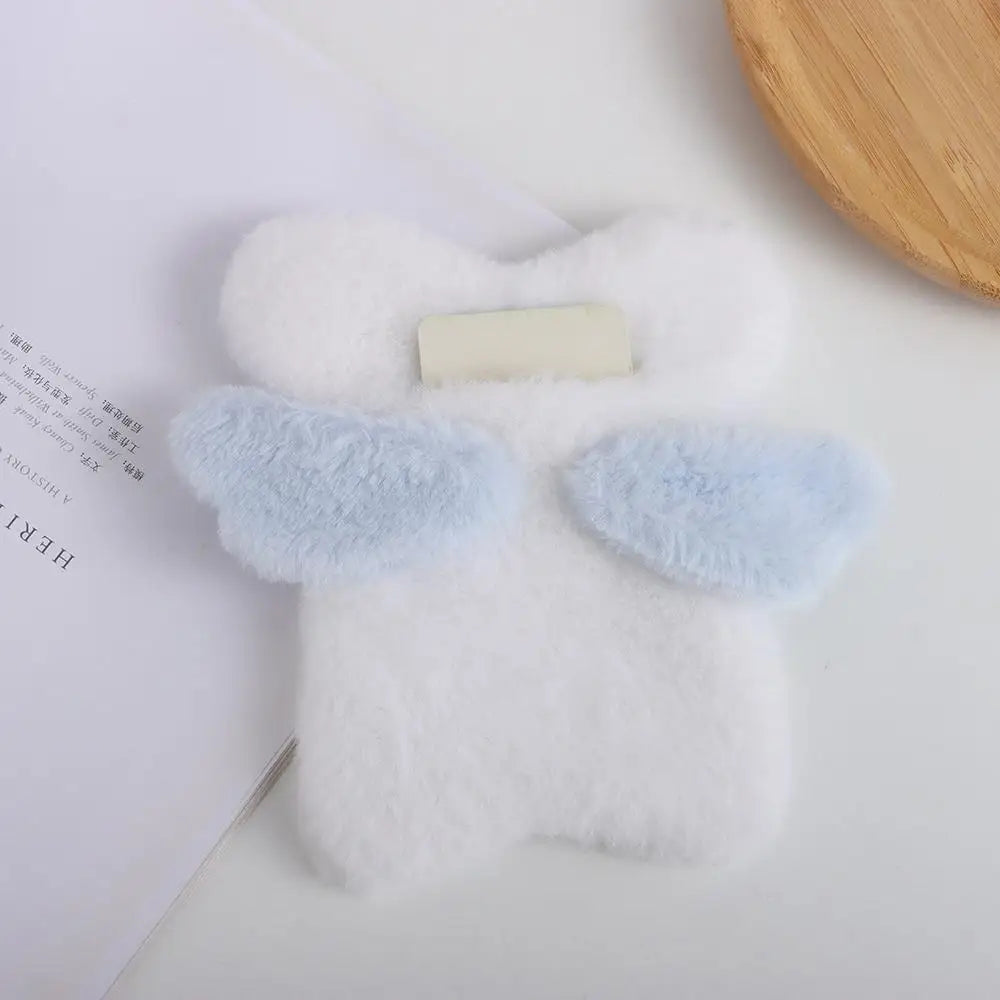 Cute Bag Keychain Plush Photocard Case Cartoon Bag Keychain Fox Photocard Case Idol Photos Protective Cover Student Card Holder