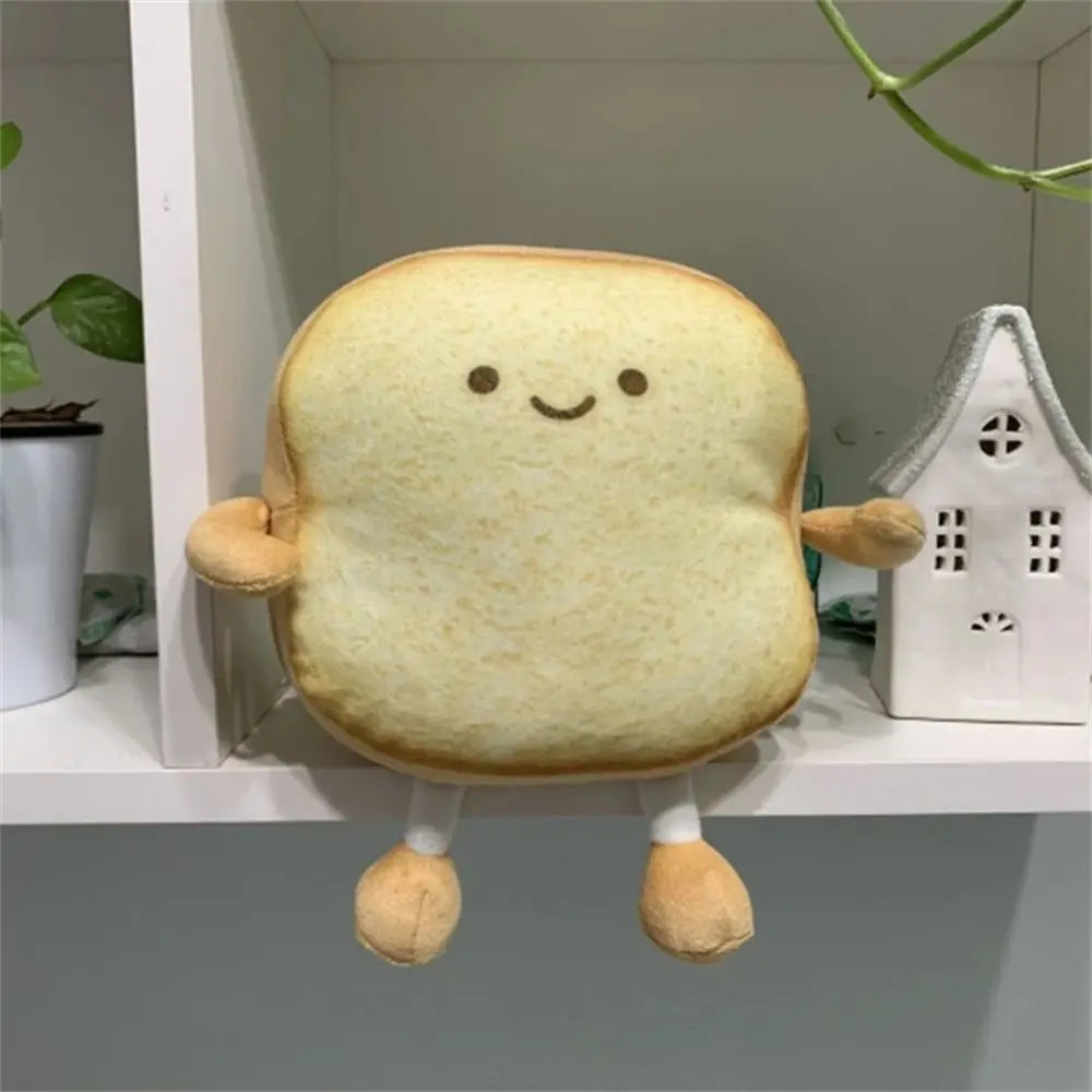 Christmas Gift Stuffed  Bedroom Decoration Brinquedos Toast Bread  Stuffed Plushie Bread Slice Pillow Peluche