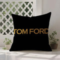 Luxury T-Tom F-Ford Pillow Case Anti-dustmite Pillowcase Invisible Zipper Silky Short Plush Sofa Cushion Cover