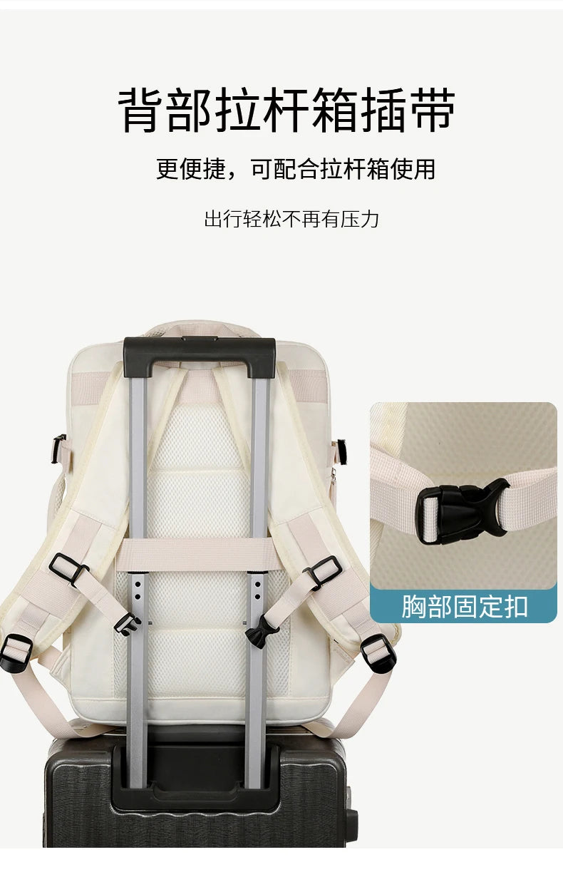 New Airplane-Specific Backpack, Boarding Hand Luggage Backpack, Airplane Travel Laptop Backpack, Student Backpack, Unisex Backpack, Short-Distance Business Trip